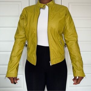 J2 by Joujou Vegan Leather Motorcycle Jacket